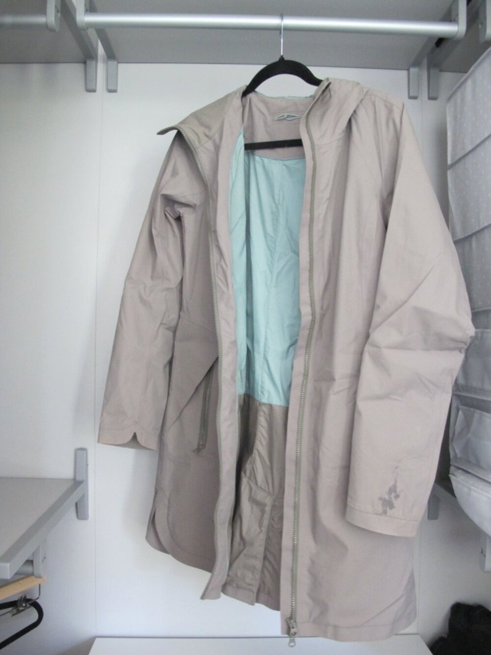 lululemon athletica Light Taupe Utility Jacket with Mint Lining